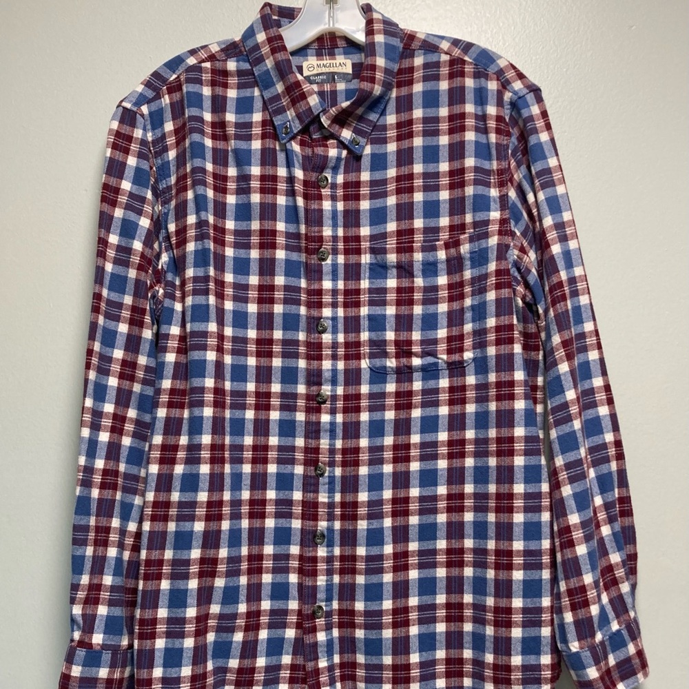 Magellan L Classic Fit Flannel L/S Button Down